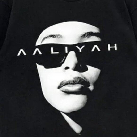 Aaliyah Shirt, Aaliyah Tribute T-Shirt, Aaliyah Fan TShirt Vintage R&B Unisex - Picture 2 of 6